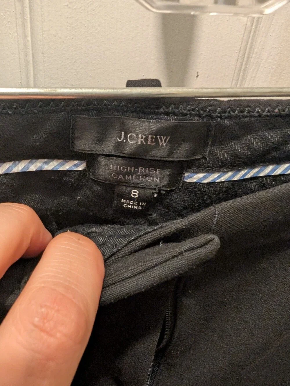 J.Crew Cameron Pant, Black - 8
